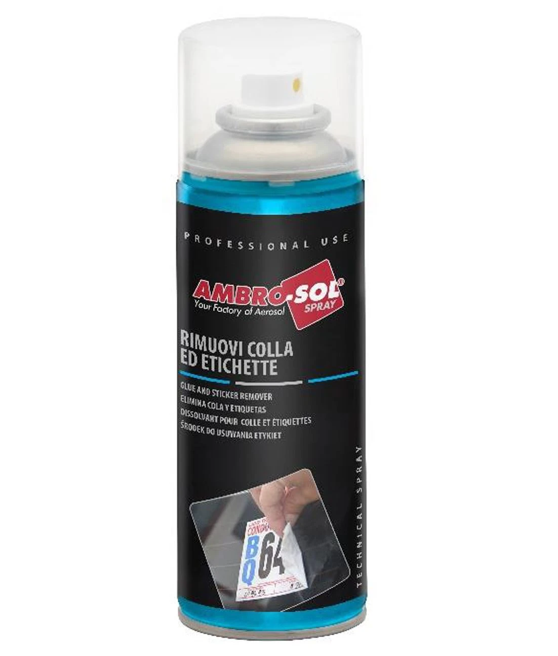 Rimuovi etichette spray