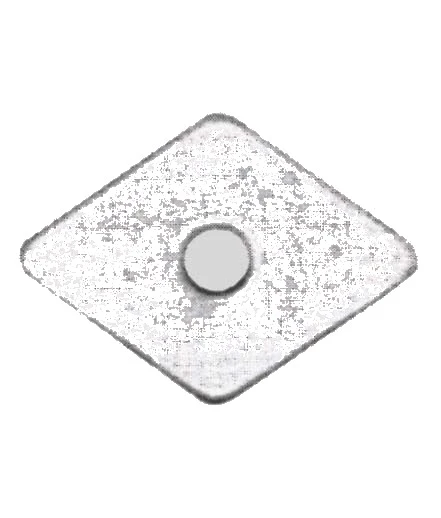 Rondella romboidale – Plast 27x27 F 6 -