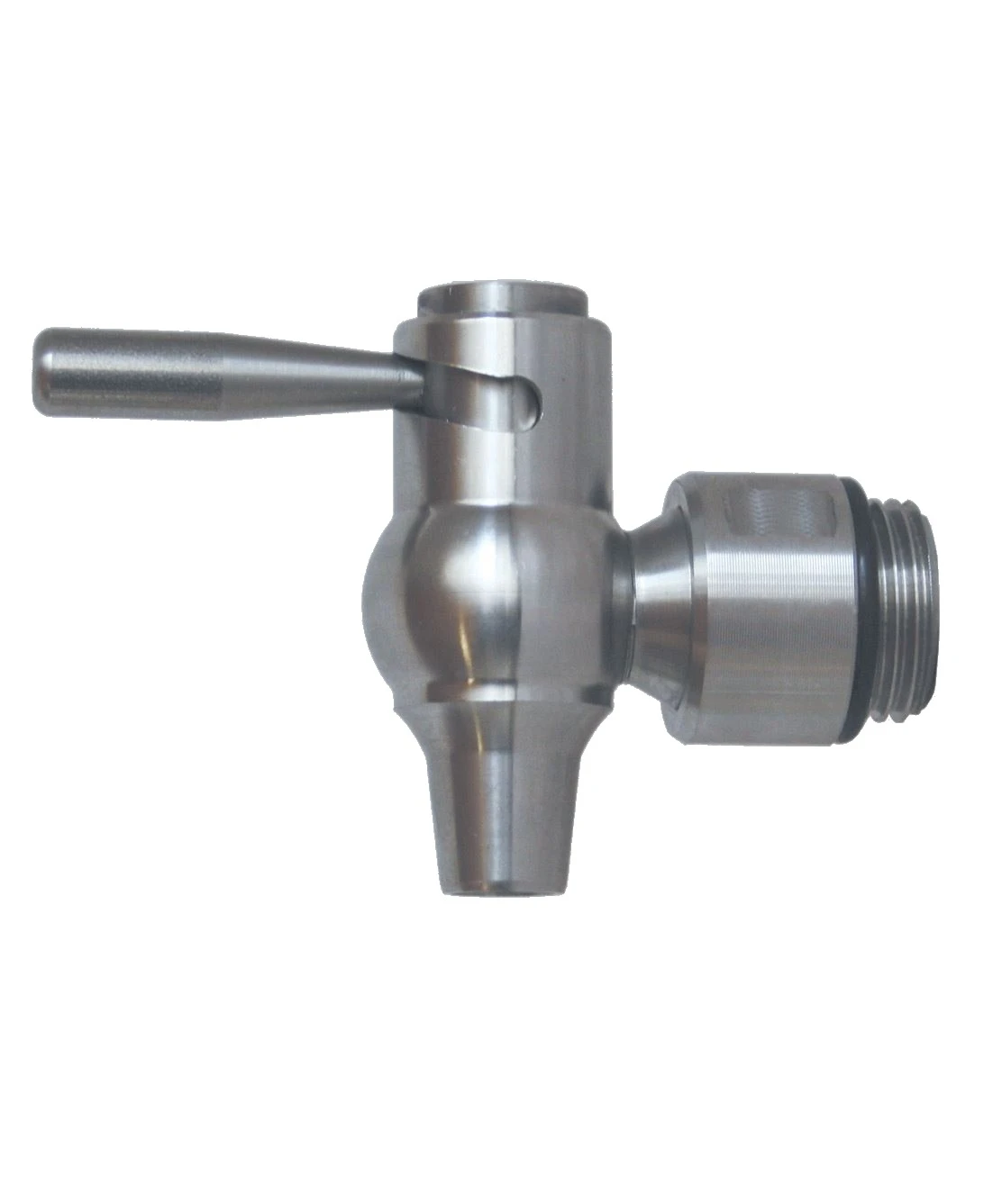 Rubinetto inox per fusti olio