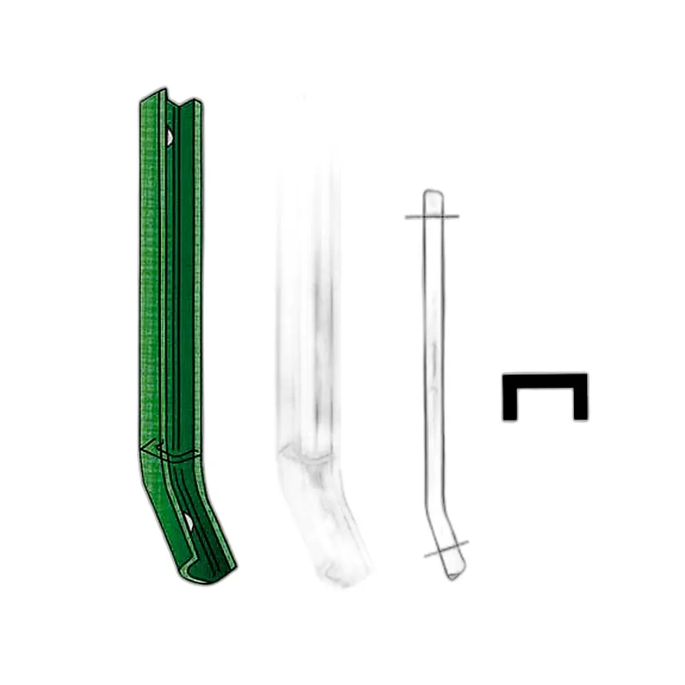 Saetta in ferro plasticata a "u"