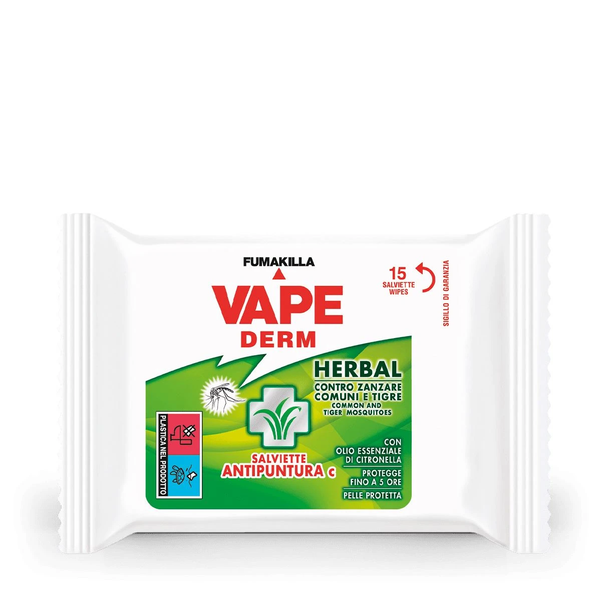 Salvietta antipuntura vape derm herbal