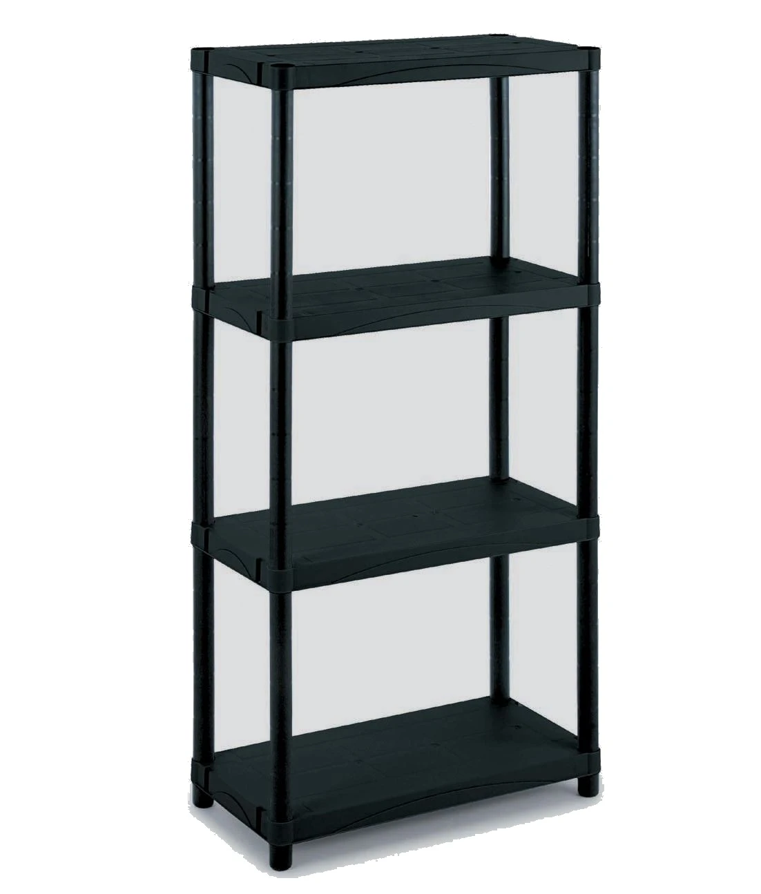 Scaffale plastica nero