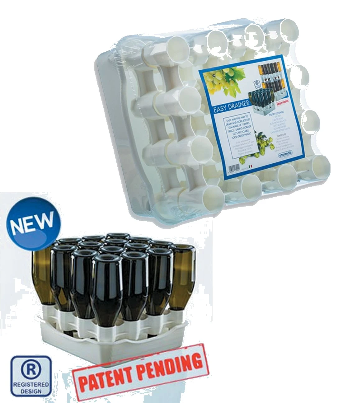 Scolabottiglie easy drainer