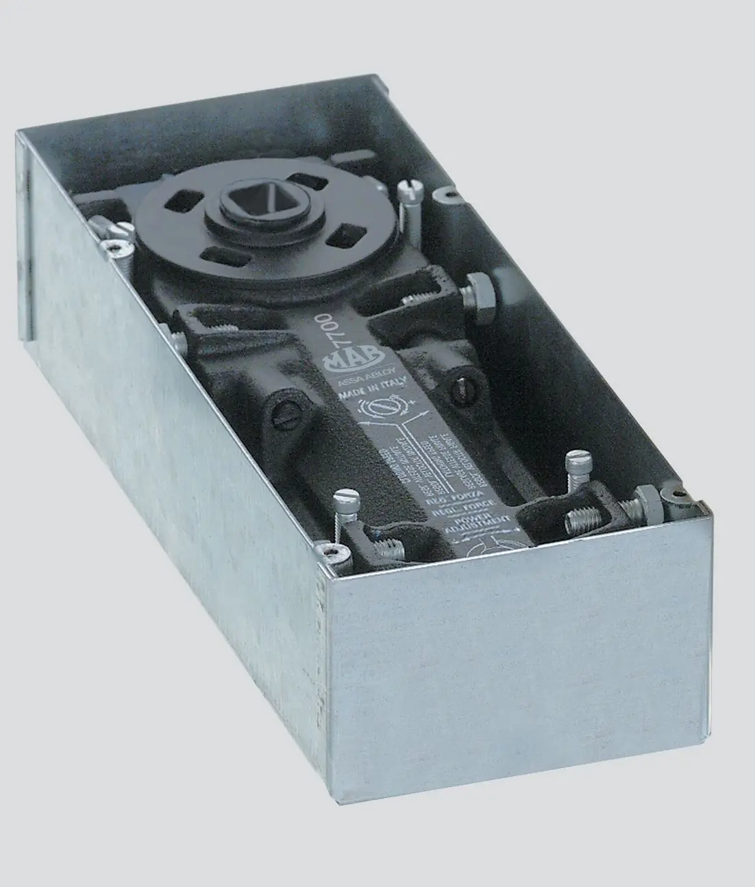 Chiudiporta mab pavimento regolabile inox