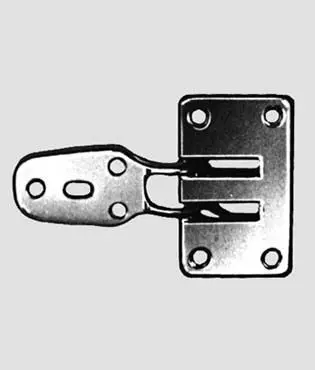 Cerniera per pensili con piastrina di copertura art.695