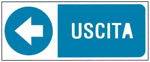 Cartello – Uscita Sx
