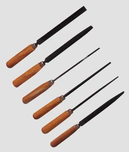 Lima stella bianca per chiavi taglio mezzo dolce