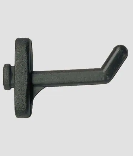 Gancio diritto medio per pannelli forati b01