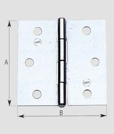 Cerniera quadra a.121