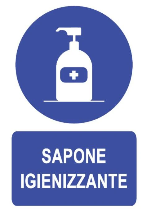 Targa cv19 sapone igienizzante
