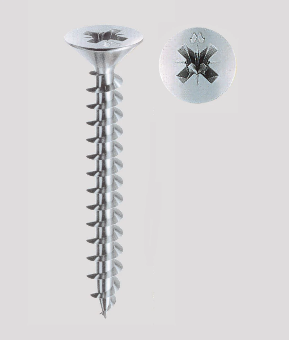 Viti panel-vit® testa svasata piana chromiting cava a croce pz