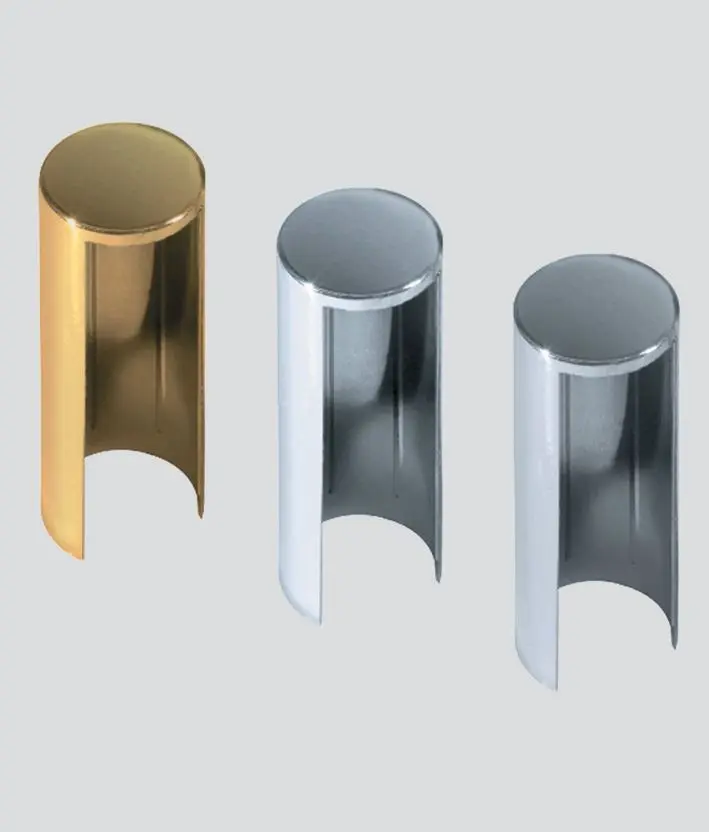 Copri cerniera ottonata a.545