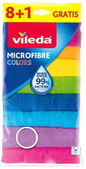 Vileda microfibre colors 8+1