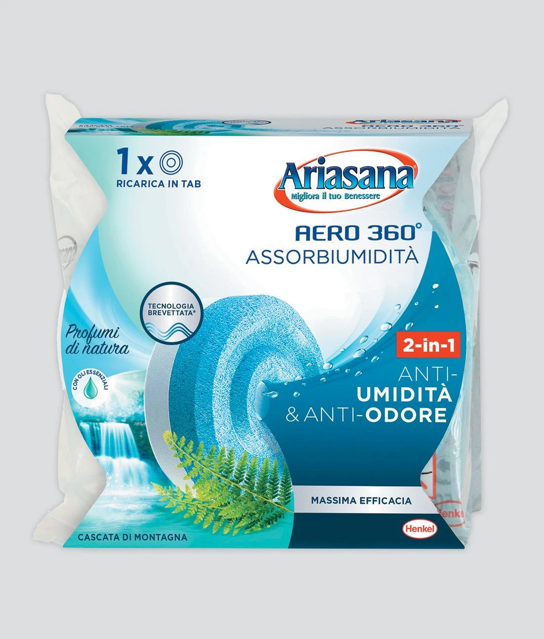 Ariasana tab cascata di montagna