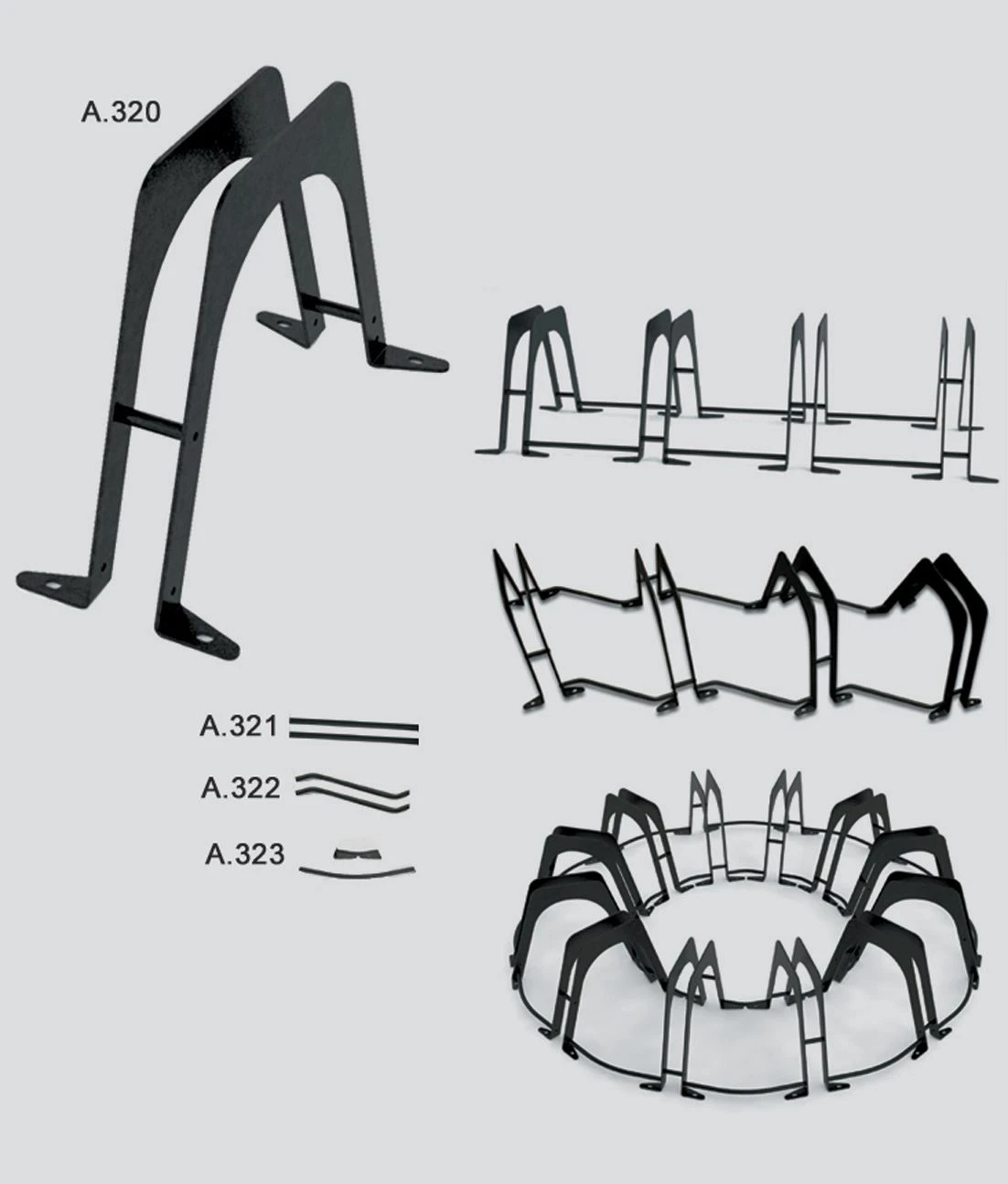 Modulo porta-bicicletta componibile