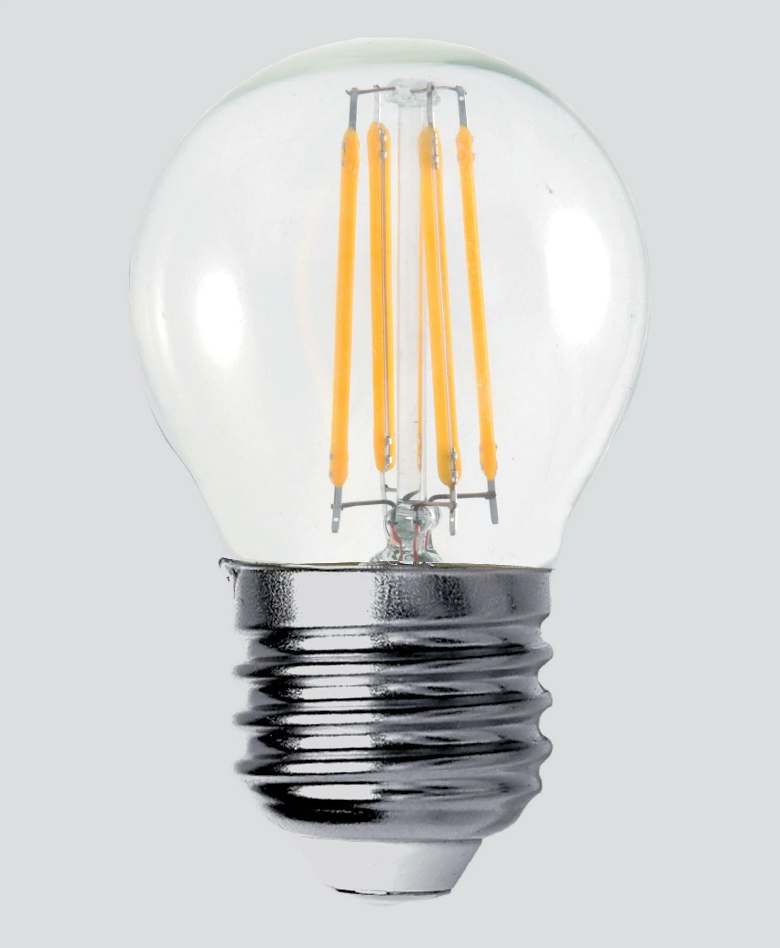 Lampada led sfera vetro trasparente wireled filamento