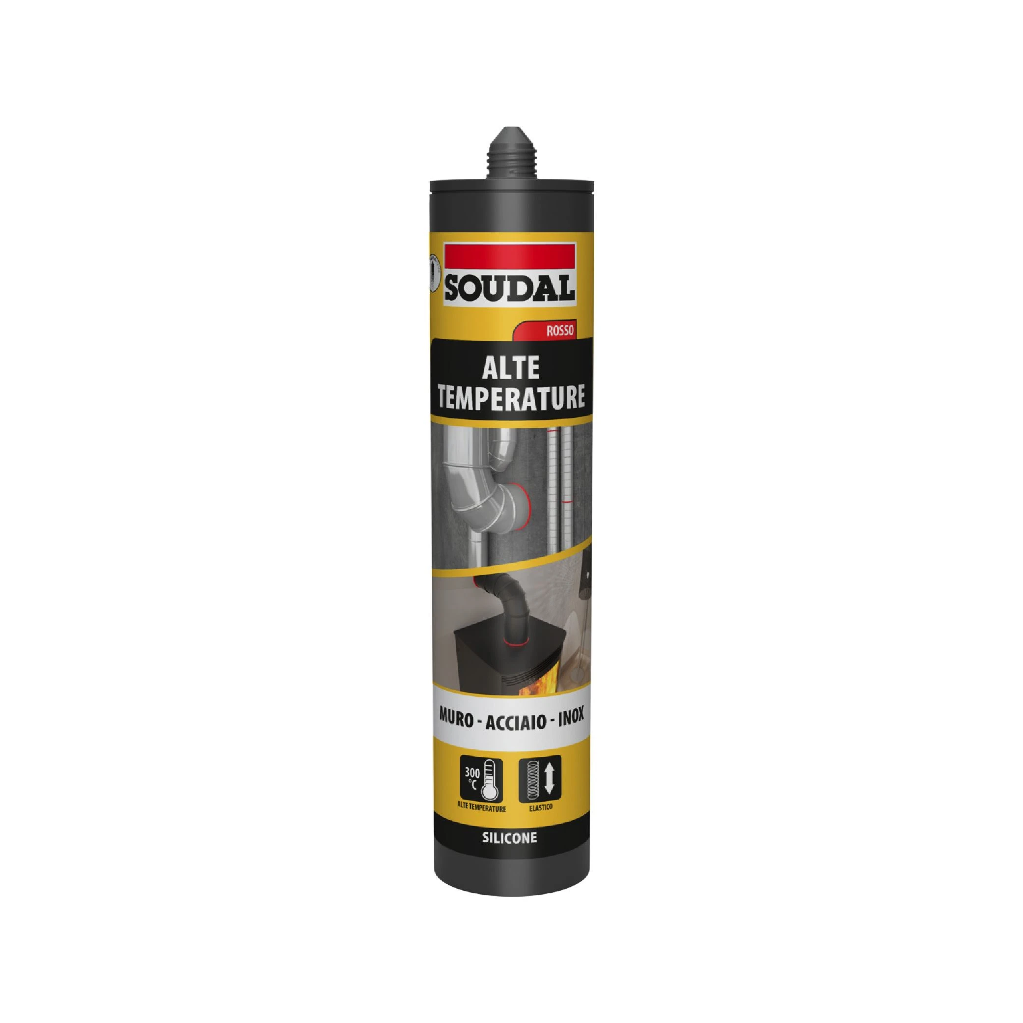 Sigillante alte temperature soudal rosso – 31