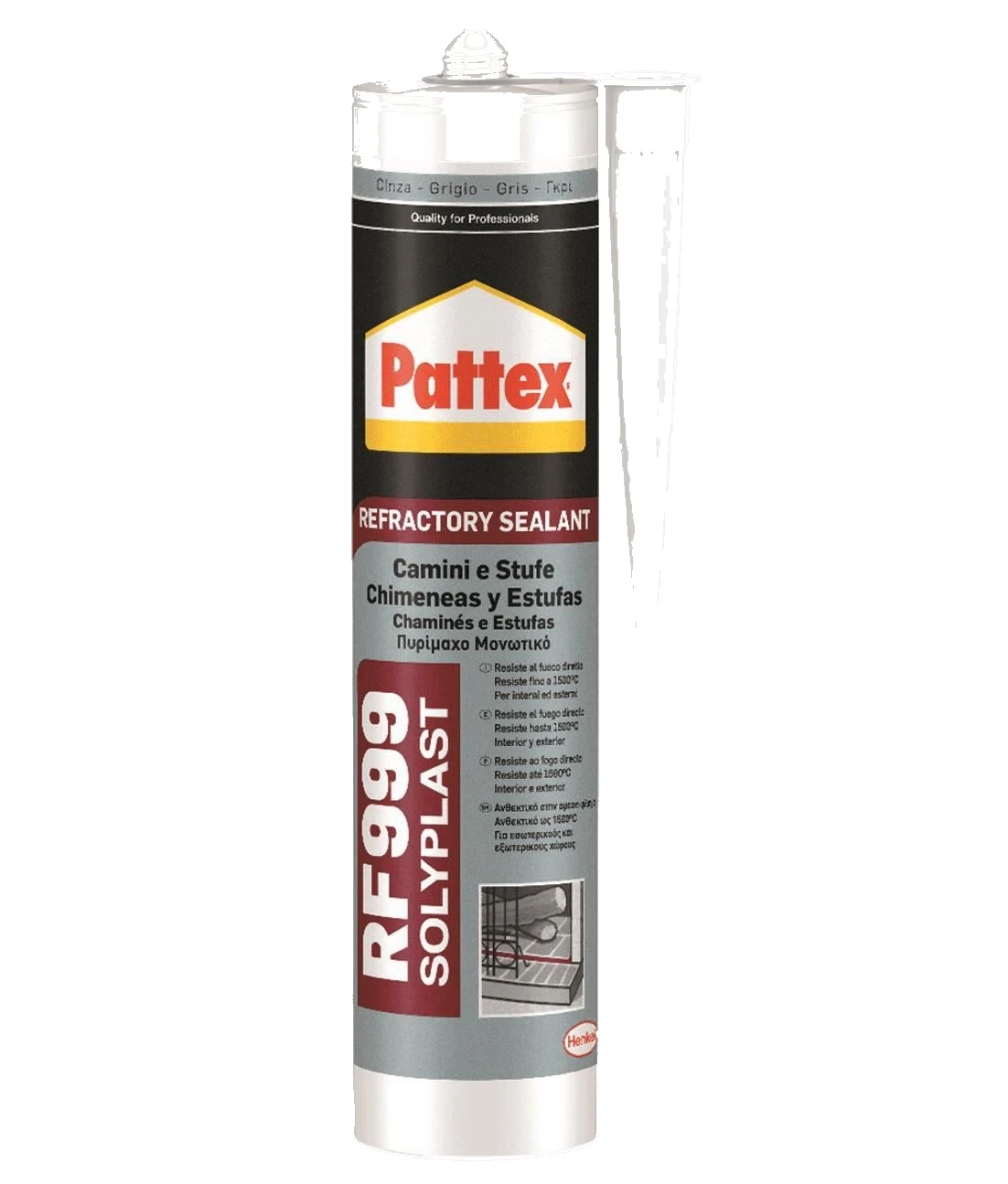 Sigillante refrattario pattex rf 999 henkel