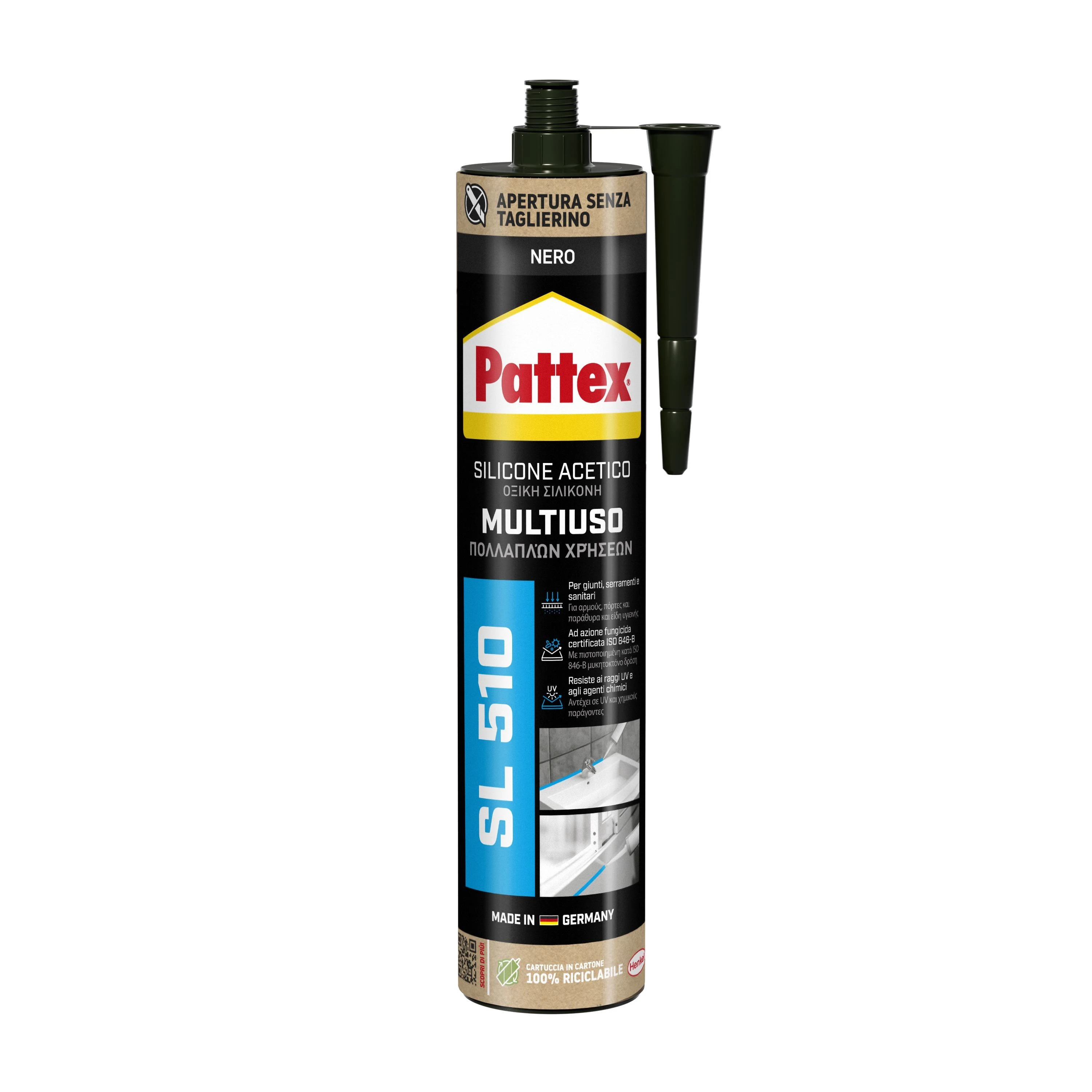 Silicone acetico multiuso premium  sl510 henkel