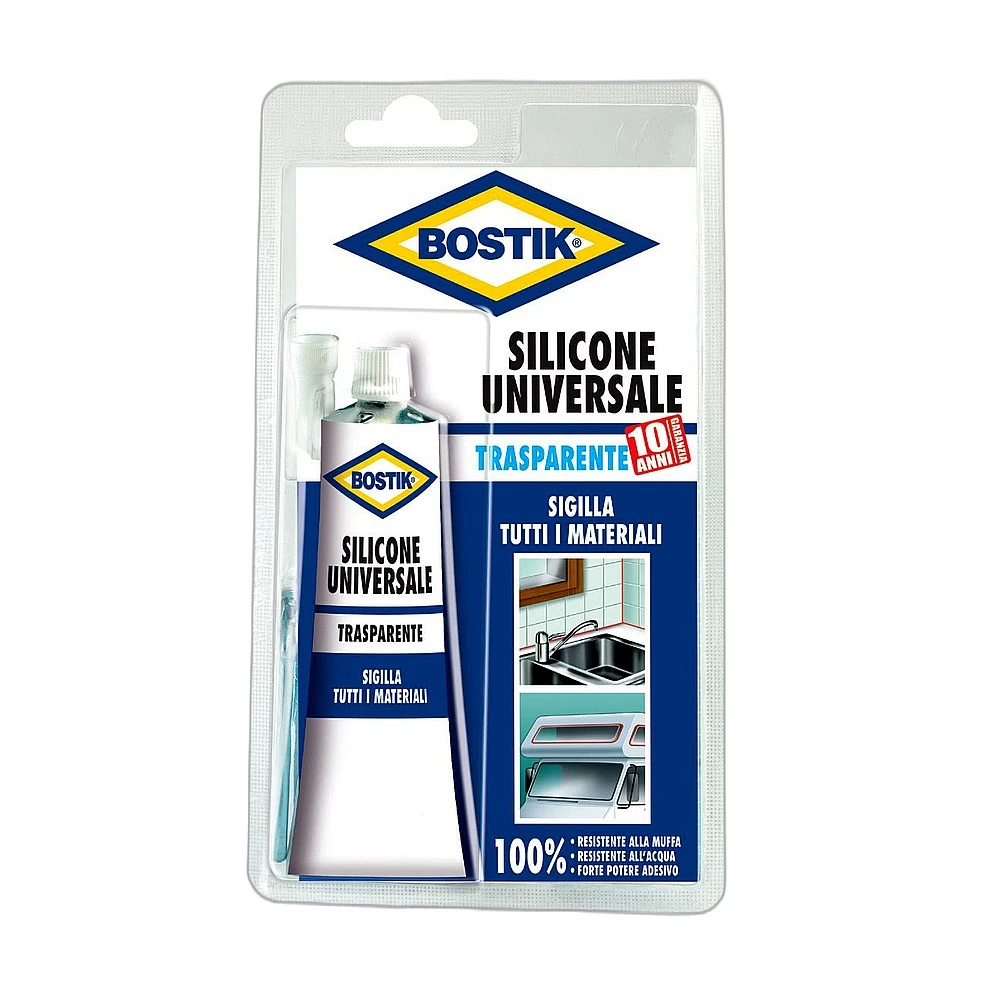 Silicone bostik universale trasparente