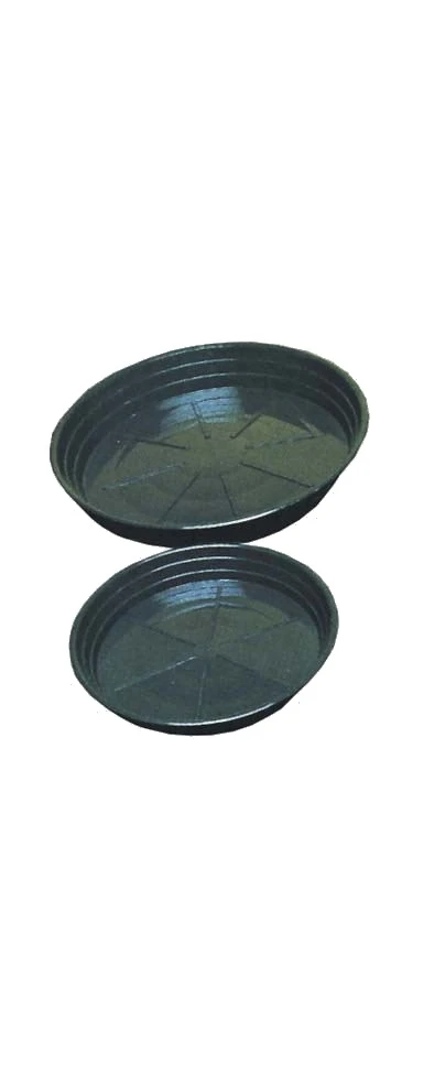 Sottovaso plastica tondo verde