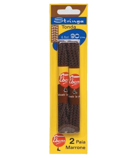 Stringhe sport tonde marrone