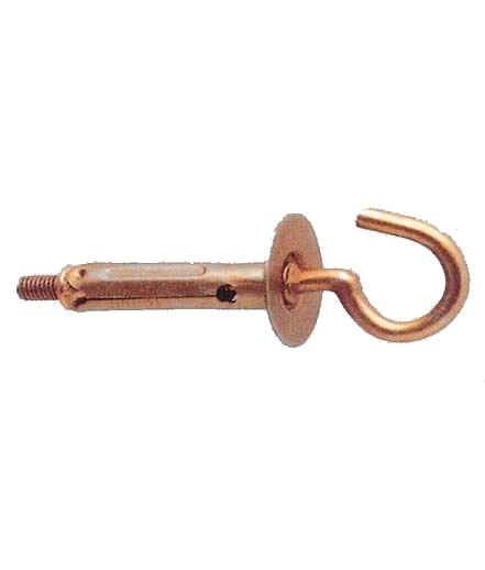 Tassello con gancio aperto