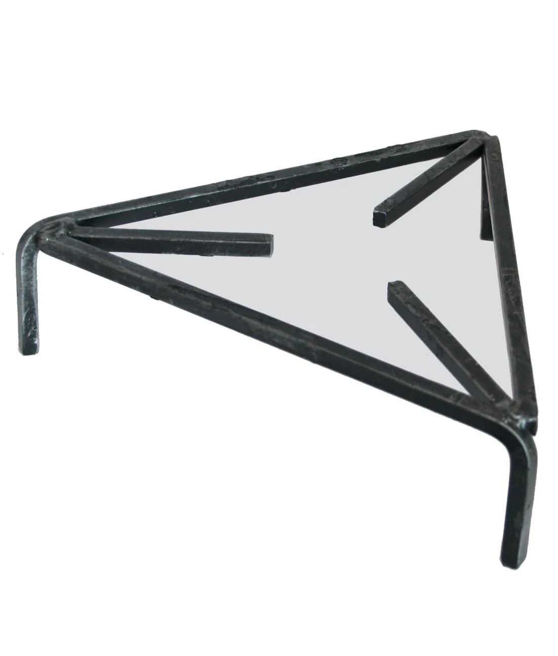 Treppiedi triangolare per focolare