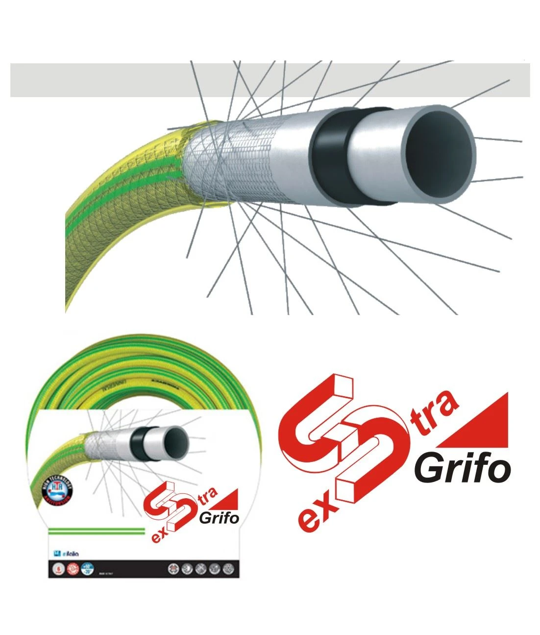 Tubo extra grifo 6 strati