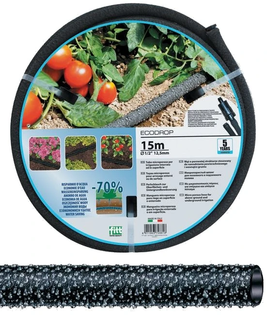 Tubo poroso ecodrop con raccordo plastica fitt