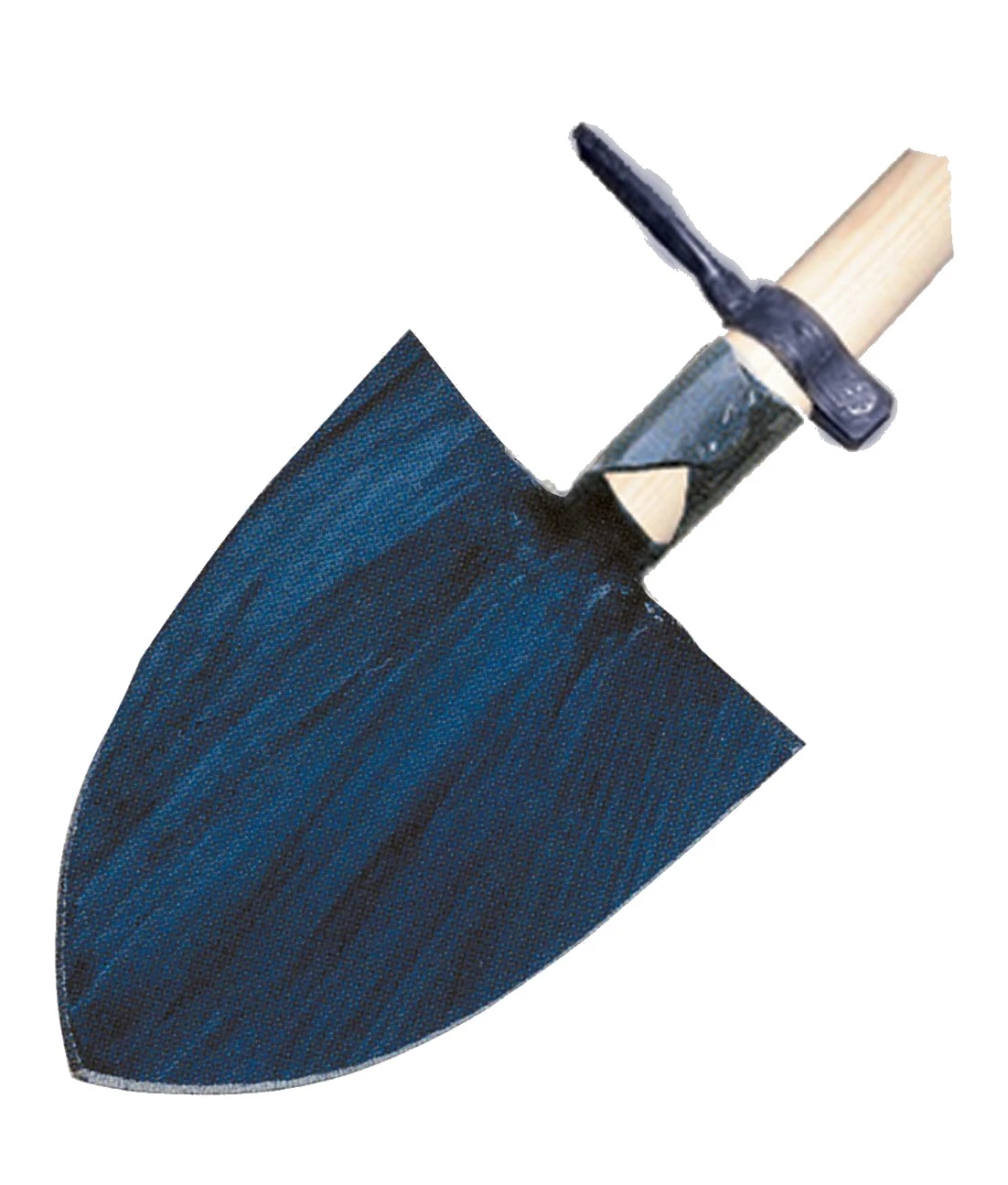 Vanga massa punta con manico legno e staffa