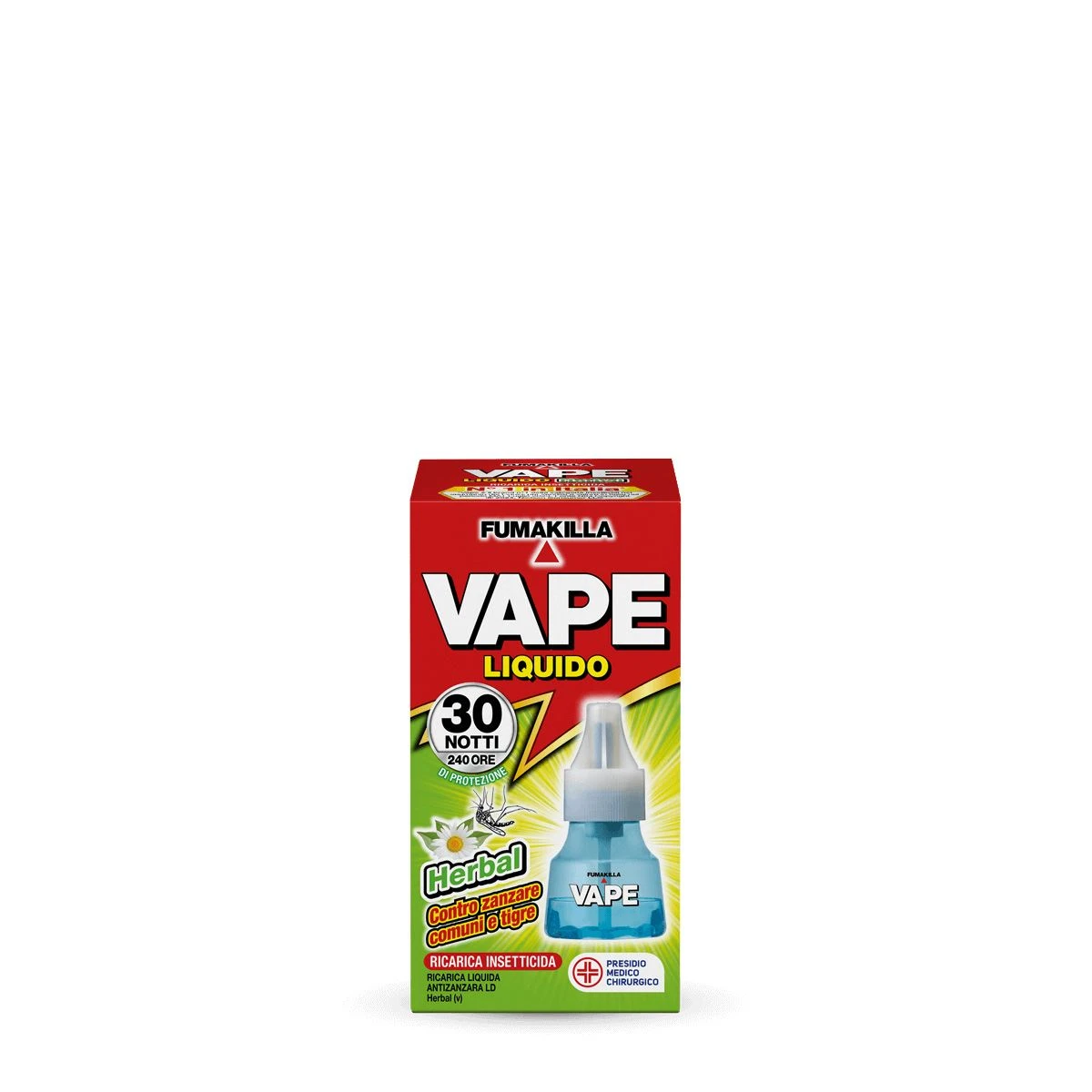 Vape ricarica anti-zanzare liquida herbal 30 notti