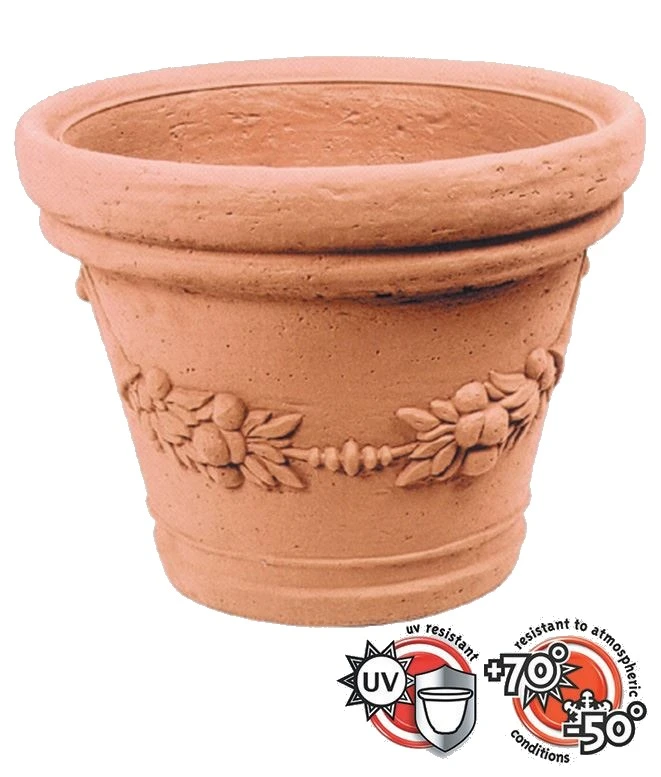 Vaso tondo pottery collection elios
