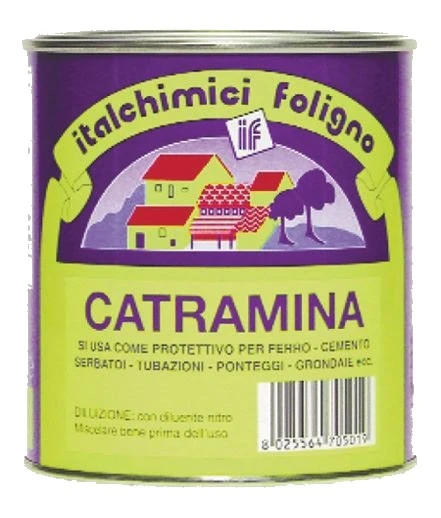 Vernice nera bituminica catramina