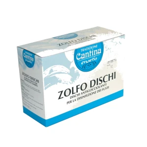1 Disco di Zolfo 10 gr disinfezione e bonifica botti - Enartis