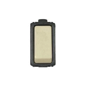 Interruttore unipolare 10 A - 250 V con 1 tasto singolo Avorio