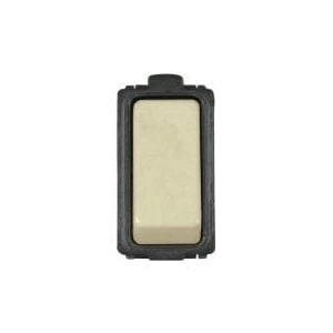 Interruttore unipolare 10 A - 250 V con 1 tasto singolo Avorio