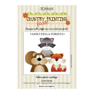 Stencil Country Painting Amici della Foresta