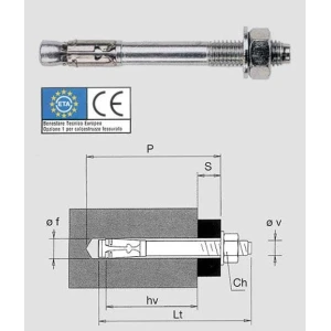 Fischer faz ii 16 - 50 tassello - confezione 8 pezzi