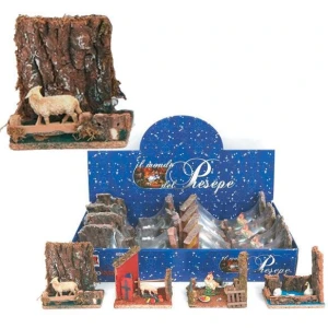Ambientaz.presepe resina ass.