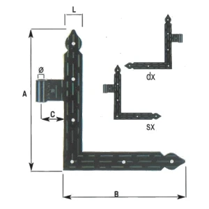 Angolo rigato a.500