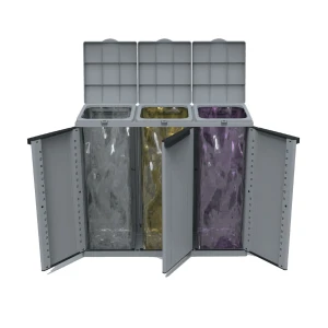 Armadio plastica raccolta differenziata ecoline 3