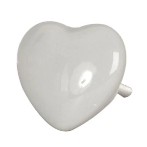 Pomello per porta a cuore - cm.4x4h