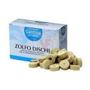 1 Disco di Zolfo 10 gr disinfezione e bonifica botti - Enartis