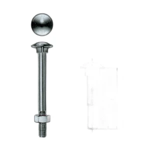 Bullone ttde zincato bianco uni 5732 – Ø M6 × Misura 120 mm × Filetto 18 mm (cf. 100 pz)