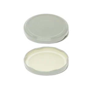 Capsula per vasi twist-off bianca con flip sicurezza