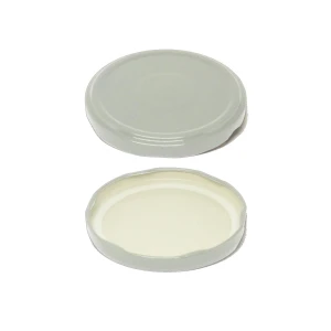Capsula per vasi twist-off bianca con flip sicurezza