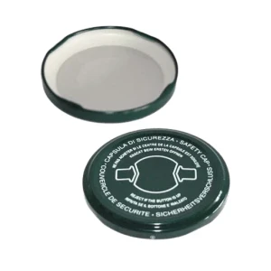 Capsula per vasi twist-off con flip sicurezza