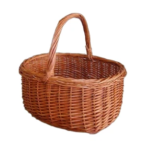 Cesto vimini ovale olanda