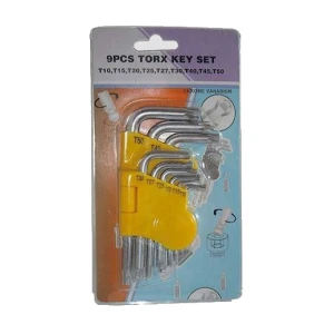 Chiave torx serie 9 pezzi
